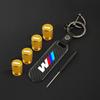 Carbon fiber Tire Valve Stems Cap Keychain Style Wheel Air Valve Cover For BMW M E46 E36 E34 F10 E90 F30 E60 F30 E53 E30 E92 E87 ILYFM1