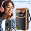 Emergency Pocket Radio FM AM SW Radio Built-in Speaker Pointer Pocket Radio Support Auto Search with HD Display Screen for Elder