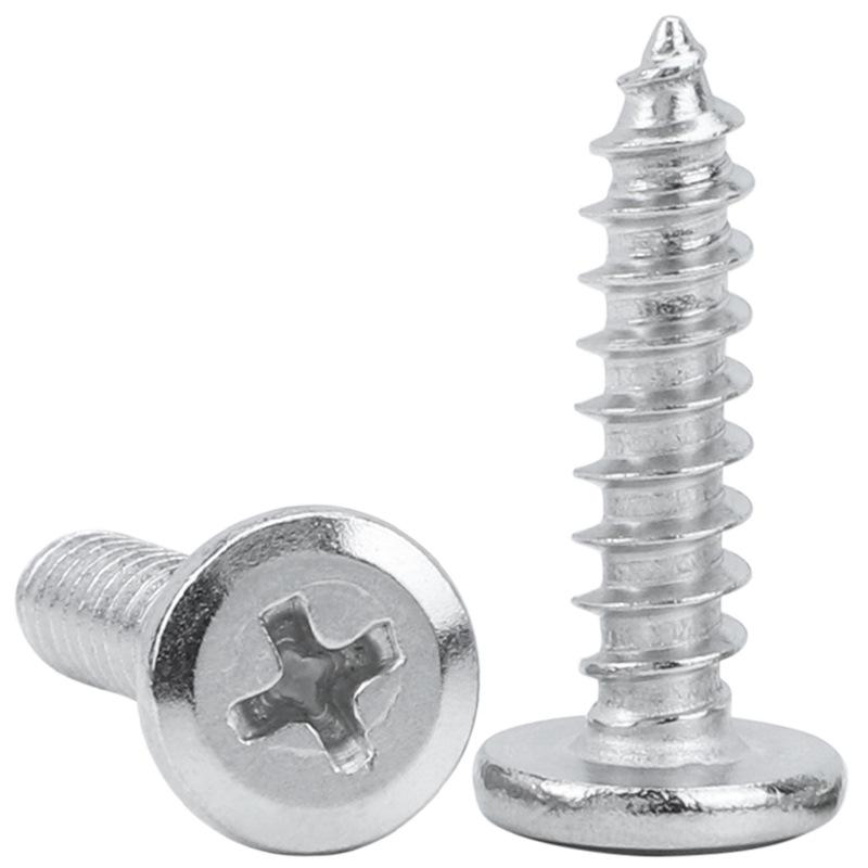 201 Stainless Steel Flat Head Beveled Self-Tapping Screws - M3 M4 M5 M6 M8