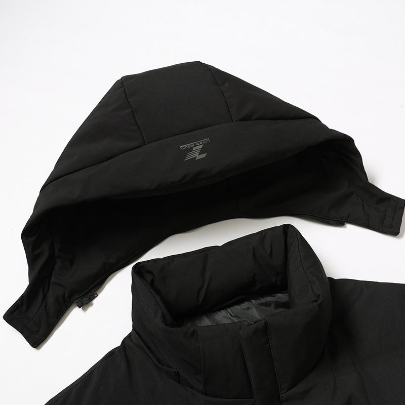 Zimní Nová Pánská Péřová Bunda Extrémně Chladná Módní Všestranná Bunda s Kapucí Teplá