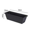 2 Pieces Window Box Planter Planter Boxes Rectangle Plant Containers Decoration Organizer Plant Pot Er Pot for Outdoor