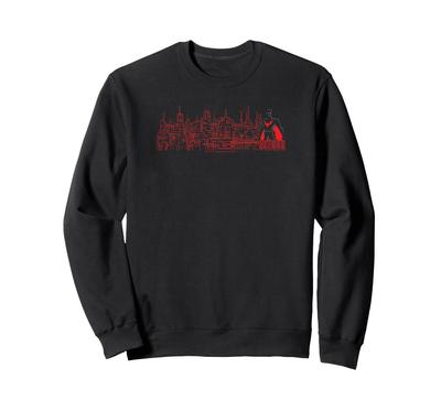 Batman Beyond Neo Gotham Skylines Sweatshirt