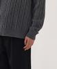 MUSINSA STANDARD Cotton Cable Crew Neck Knit [Gray]