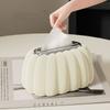Pumpkin Shaped Paper Holder ABS Napkin Box New Tissue Storage Container  Office Living Room