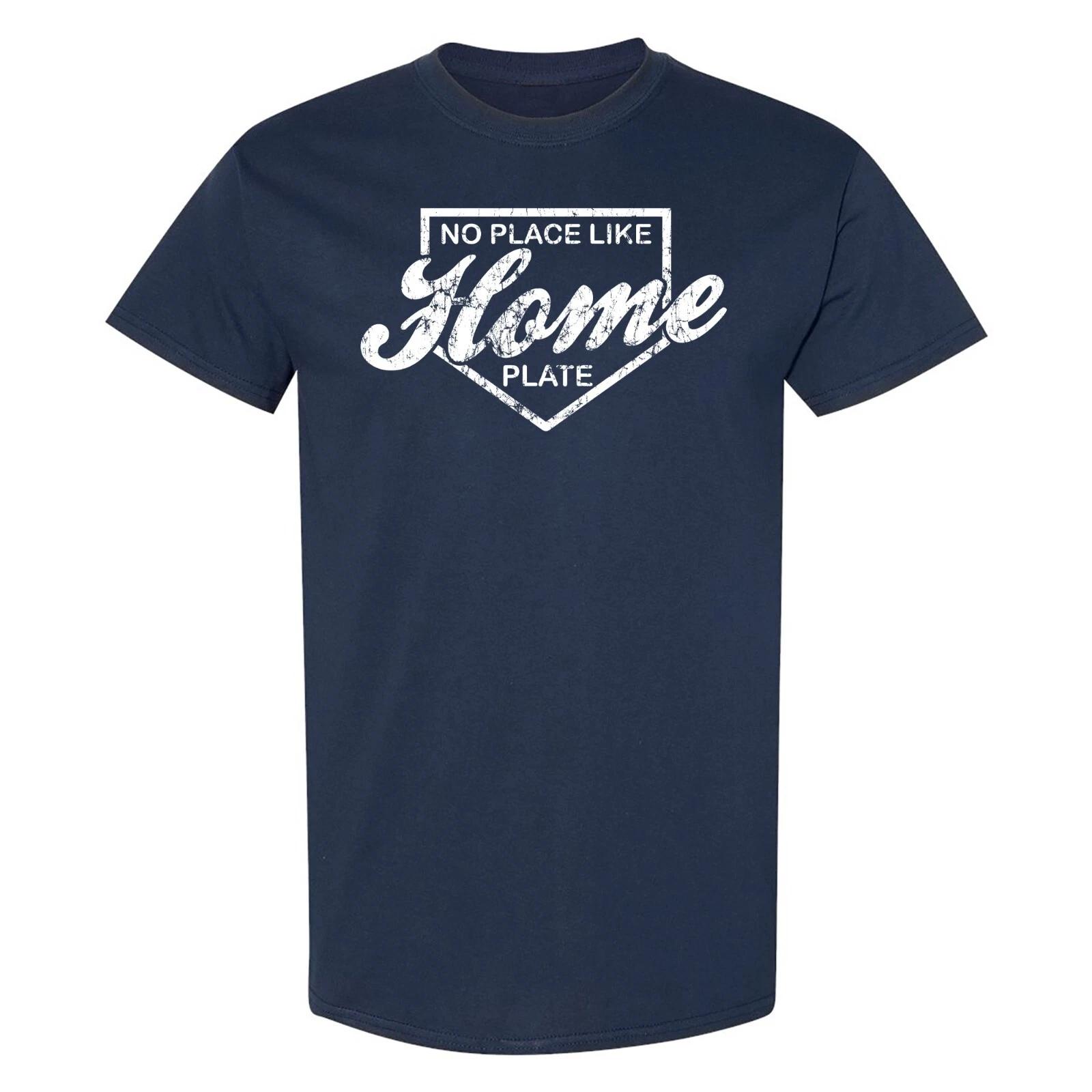 No Place Like Home Plate T-Shirt - New York Navy L