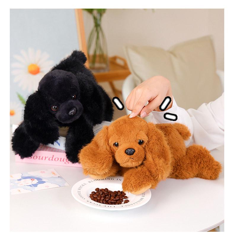 Adorable Realistic Lying Dog Plush Pillow and Soothing Companion