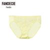 Fendeshi Women's Heart Lace Low-Waist Briefs