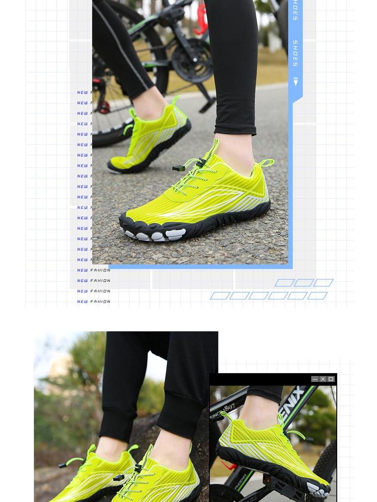 Unisex Non-Slip Breathable Hiking Shoes: Cross-Border Outdoor, Soft Sole, Wear-Resistant, Ideal for Cycling & Casual Sports