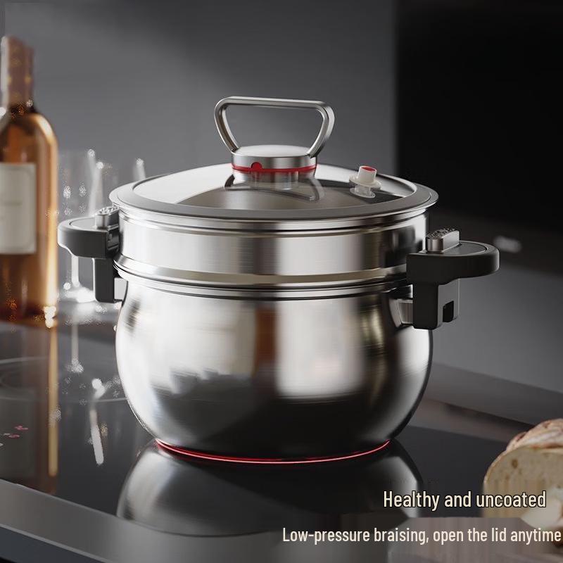 

ZISIZ Stainless Steel Micro-Pressure Steamer & Cooking Pot