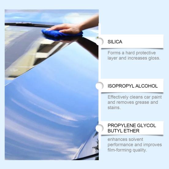 Automotive Coating Spray Easy to Use Waterless Car Quick-Acting Coating Agent Car Scratch Remover Wax Polish