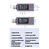 Aluminum Alloy USB C Power Meter 12A Fast Speed Charging Tester With LCD Screen PD Protocol Compatibility