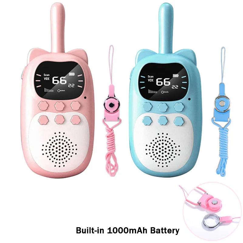 

Children Spy Gadgets Baby Radio Phone 3km Range Christmas Birthday Gift For Boys Girls Kids Walkie Talkie 2PCS Electronic Toys