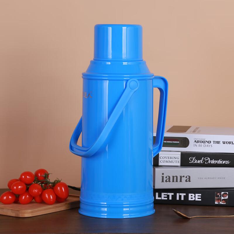 Wuzuo 3,2L Retro Glasemaillierte Thermoskanne