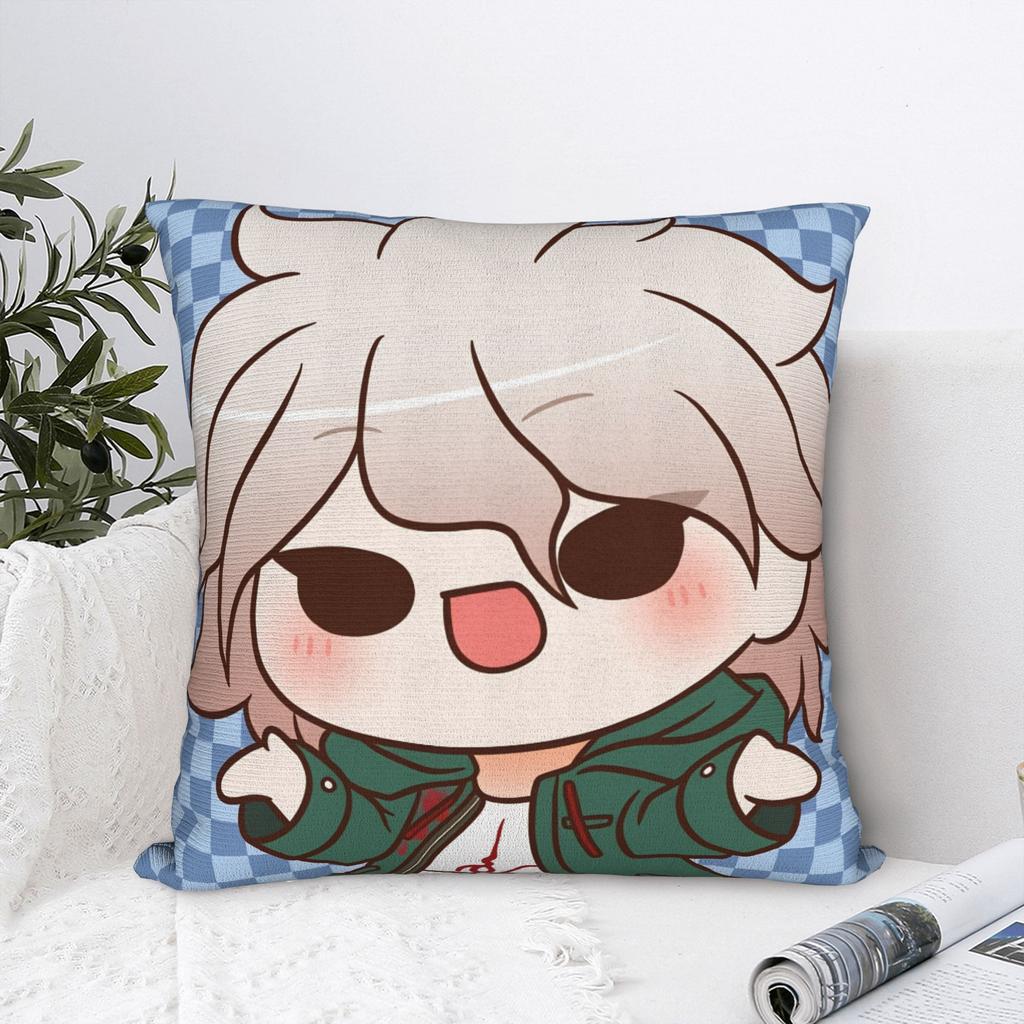 Anime Nagito Komaeda Pillow Cover Custom Cushion Cover Morden Pillow Case For Wedding Party Home Decor