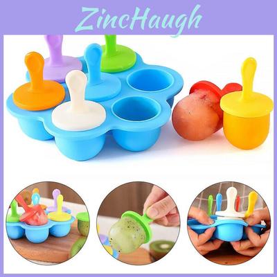 High Quality Food Grade Silicone Mini Ice Lolly Cream Maker Mold Tray For Diy Popsicles