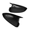 For Mercedes Benz Smart Fortwo W451 2008-2014 ABS Car Rearview Side Mirror Cover Wing Cap Exterior Door Trim Adhesive Sticker