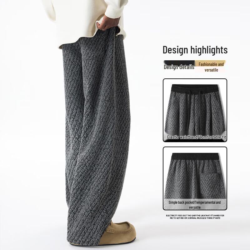 JEEP SPIRIT Men's Loose Fit Straight-Leg Casual Pants