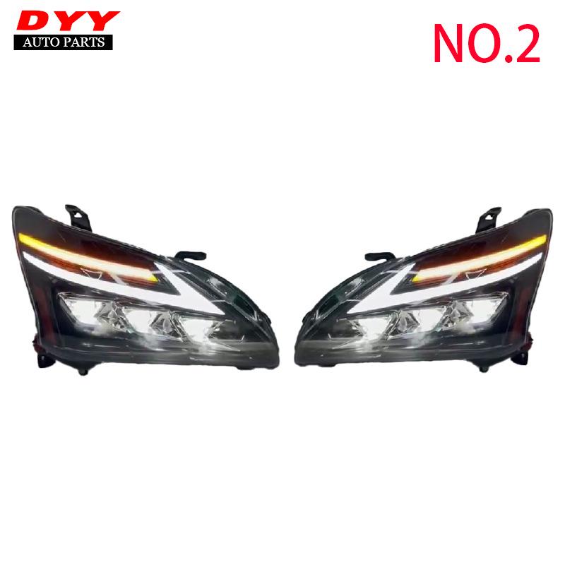 Compatible Daytime Running Lights & Front Fog Lights for 03-09 Lexus RX330/RX350 with Modified Headlights and TRD Grille