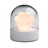 Moin Moin Electric Cat Paw LED Light Dome Music Box Bedside Night Warm 2201la1 Lamp, Rechargeable, Gray, Orange, Energy-Saving Lighting,