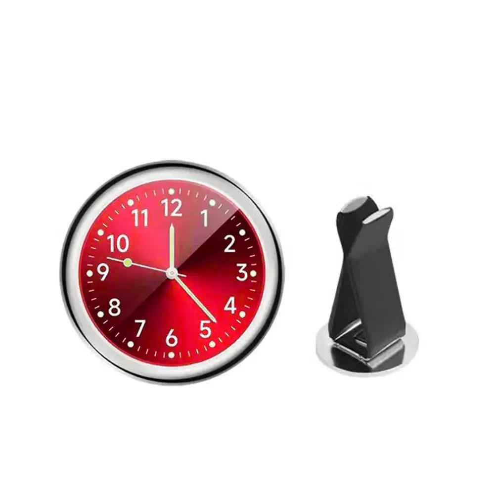 Luminous Car Air Outlet Quartz Clock Auto Watch Thermometer Hygrometer for Automobiles Decoration Clocks Ornament Accessories