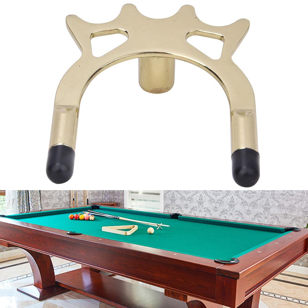 Metal Durable Anti-slip Billiards Snooker Pool Cue Rest Bridge Head Holder Billiard Accessory(High Type with plastic Particle )