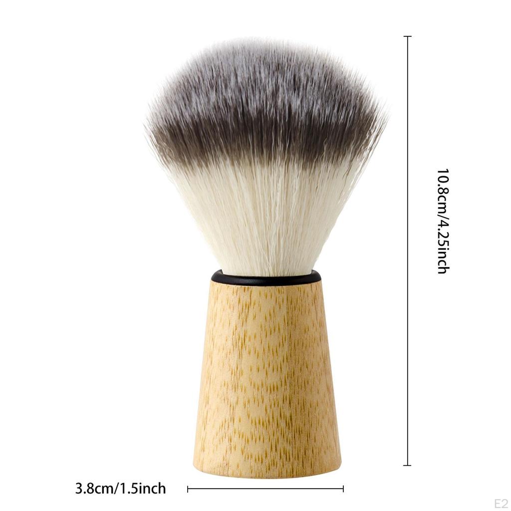 Hair Shaving Brush, Cream Facial Beard Cleaning, Face Cleaning Grooming Wooden Handle
