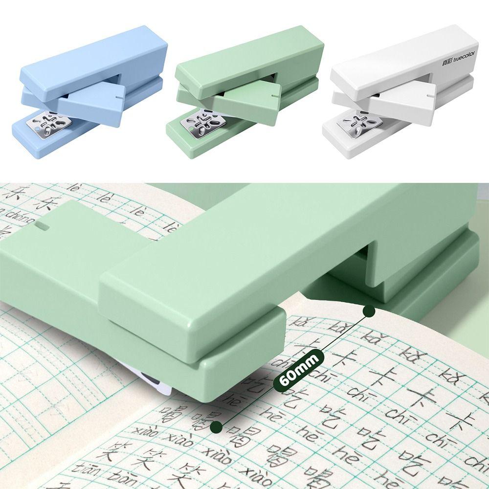 Use 24/6 Staples Stapler Heavy Duty 360 Degree Rotary Long Stapler Metal Multifunction Manual Binding Tool Bookbinding Supplies