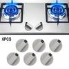 Reliable Performance Rotary Switch Control Knobs for Gas Stove Oven Set of 6