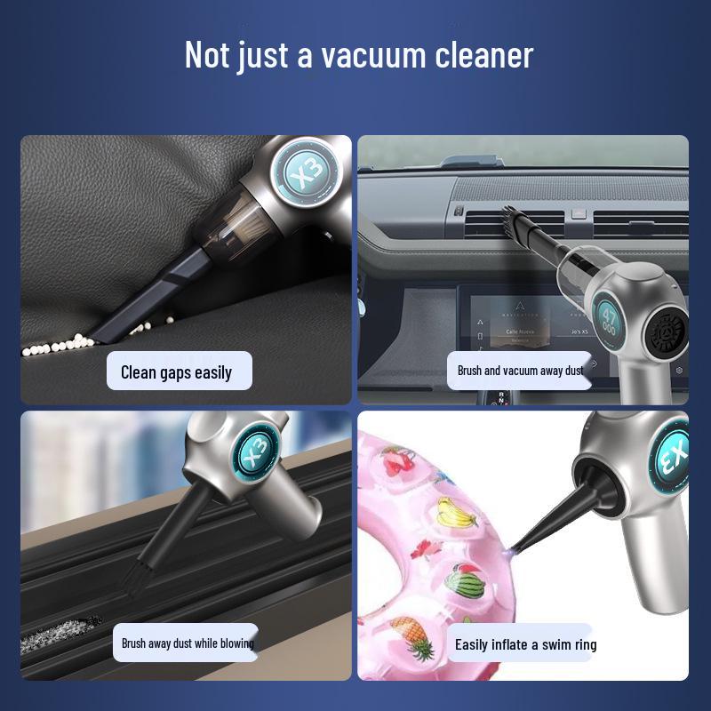 Wireless Handheld Portable Car Vacuum Cleaner - Super Strong Mini Desktop Duster