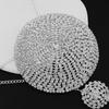 Rhinestone Party Bra: Sexy, Exaggerated Body Chain for Nightclub Glam