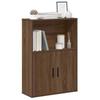 VidaXL Bookcase Brown Oak 60x24x85 Cm Engineered Wood, Bookshelf, Storage Rack, Book Holder, 860415