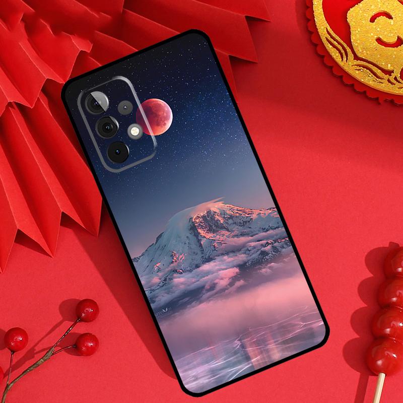 Moon Stars Space Case For Samsung Galaxy M34 M54 M32 M52 M15 M11 M12 M13 M14 M06 M16 M36 M56 M31 M53 M35 M55