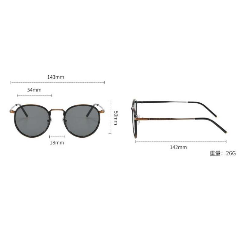 Retro Blue Light Blocking Glasses Men and Women Luxury Designer Ptical Eyeglasses High Quality Round Frame Eyewear for Male