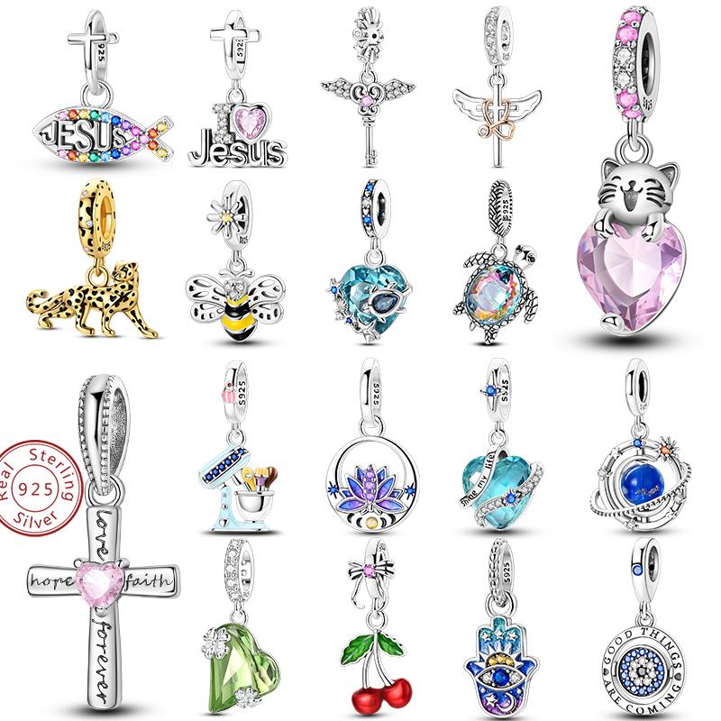 Copper Dangle Charm Fit Original Bracelet Making Woman Pendant Charms Fashion Jewelry