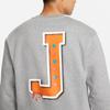 Jordan Sweatshirts Men's Carbon Gray Crew Neck Moderate Regular FD0594-091