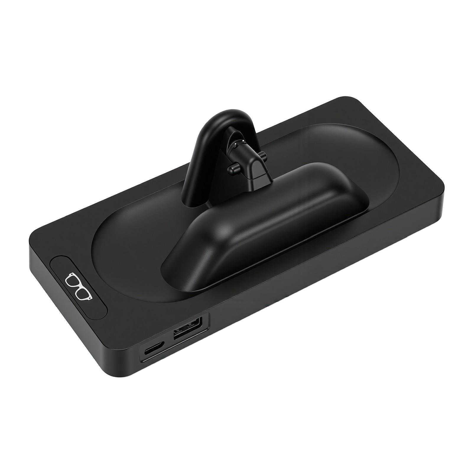 Station de recharge compatible avec Headliner compatible avec Skyler Lunettes intelligentes Station de recharge avec indicateur LED