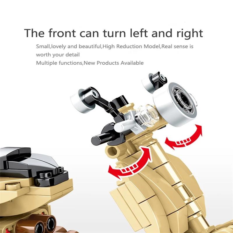 Motorcycle Children's Puzzle Building Blocks Assembly Bricks Toy Model for Boys and Girl Gift 701104 NO BOX