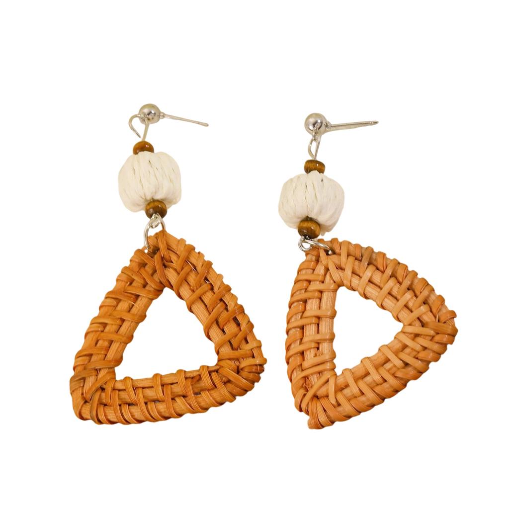 Geometric Flower Earrings Beach Bohemian Styles Drop Earrings Comfortable Wear for Trendy Fashion Lovers Daily Use
