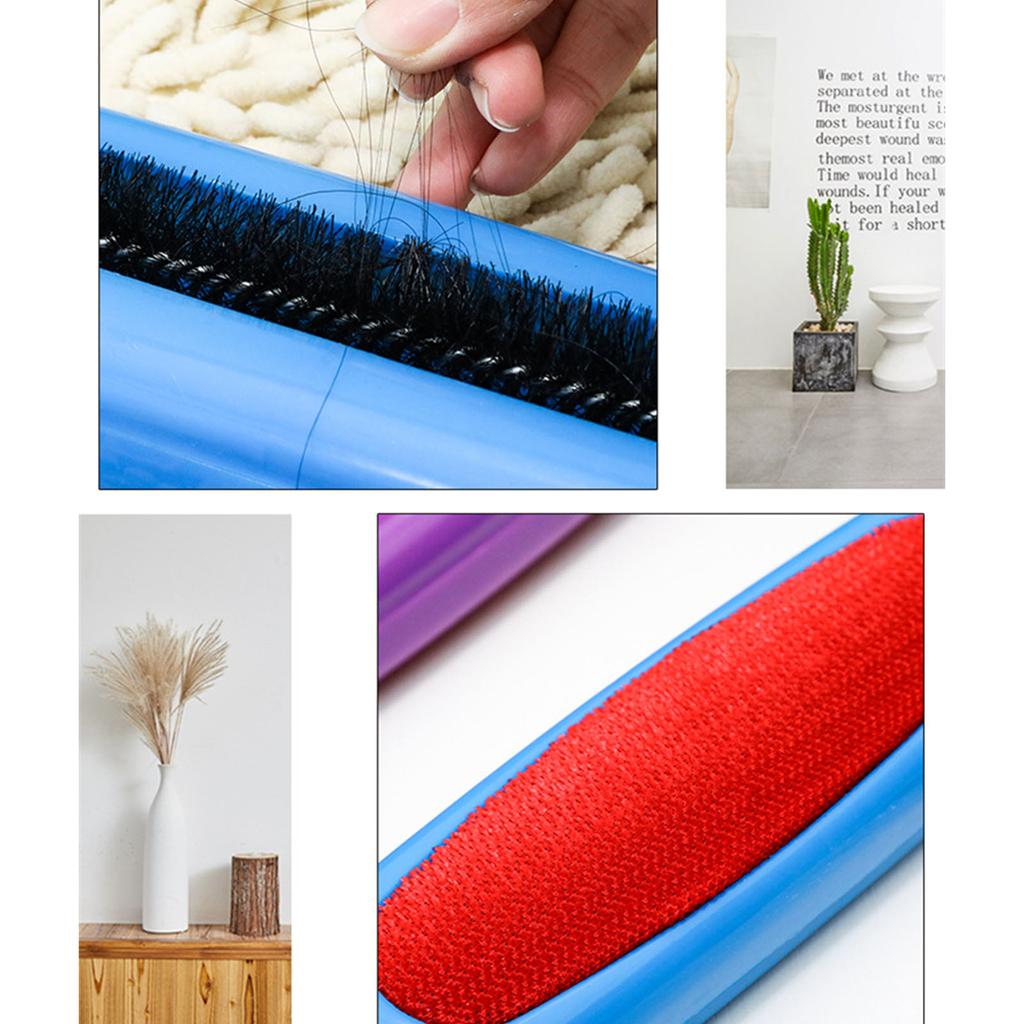 for Creative Plastic Carpet Dust Brush Handheld Carpet Table Sweeper Hand Broom Double Sided Dusting Brush Cleaning Tool