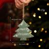 Nordic Style Xmas Tree Pendant Santa Clasu Christmas Ornament Christmas Hanging Decoration  Party