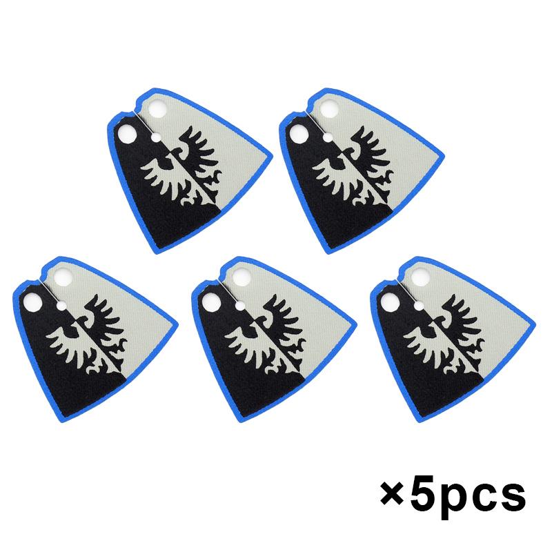 MOC Mittelalterliche Flagge Burg Serie Bausteine Figuren Zubehör Löwe Adler Altes Rom Burg Ritter Umhang Steine Spielzeug Geschenk