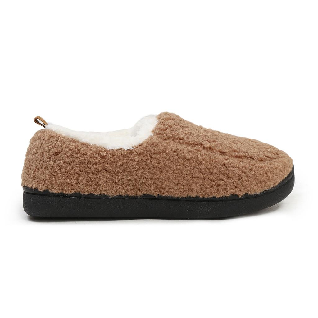 Flauschige Damen Hausschuhe Zuhause Winter Stiefeletten Weiblich Plüsch Luxus Design Lässige Plateau Schuhe Elegante Fuzzy Fell Pantoletten Indoor