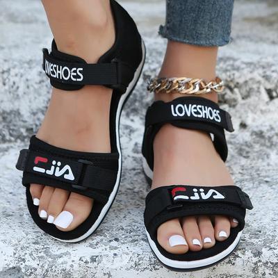 Sandali Sportivi 2024 Estivi Nuovi Punta Aperta Sandali con Zeppa Piattaforma Scarpe da Spiaggia da Donna Sandali Athleisure