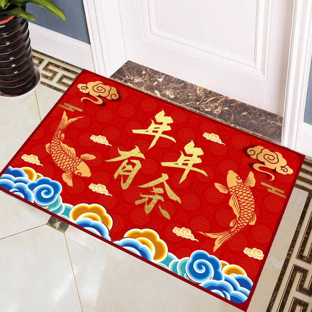 New Chinese Style Floor Mat Doormat Entrance Entrance Bedroom Kitchen Bathroom Floor Mat