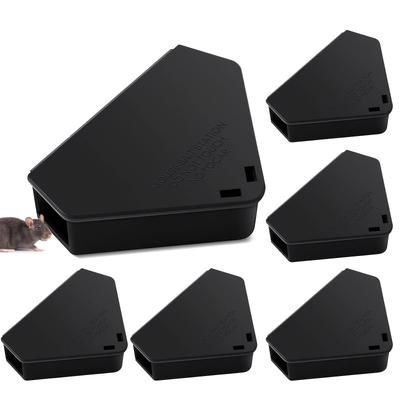 Mouses Bait Station Mice Stations Trap Bait Reusable Triangle Bait Station Bait Boxes for Mice Mouses Box for Indoor Outdoor