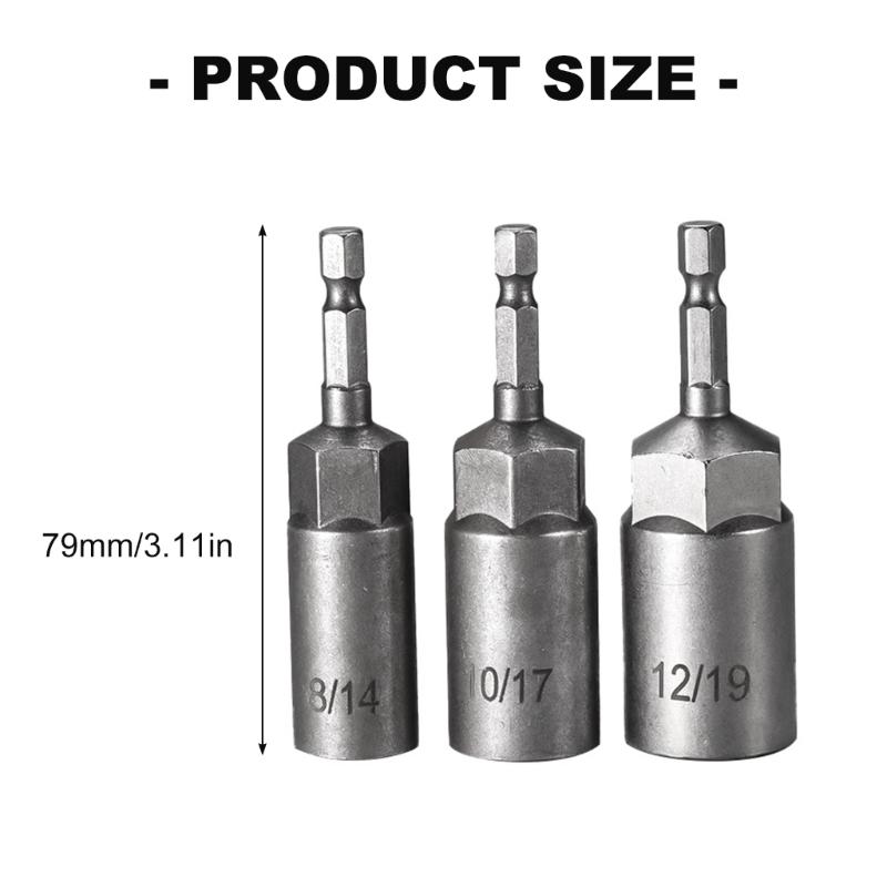 Double Head Design Retractable Hexagonal Socket 8/14/10/17/12/19mm With Anticorrosion Finish For Professional Mechanics