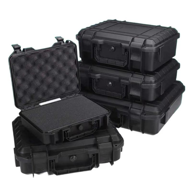 1pc Waterproof Hard Carry Case Bag Tool Case With Pre-cut Sponge Storage Box Safety Protector Organizer Hardware Toolbox