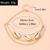 Boho Summer Beach Shell Anklet Multi-layer Pearl Anklets Bracelet Chain Women Girls Party Holiday Jewelry Gift