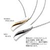 Schmuckset Halskette 2er Set Edelstahl 316L Paar Geschenk Stick [Petit YU-NA] Herren Damen