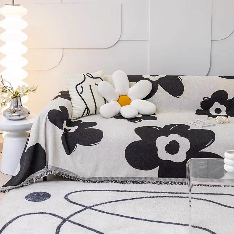 Chenille Sofa Cover Cloth Ins Style Full Cover Sofa Cover Four Seasons Universal Anti-Scratching Sofa Cover All Inclusive Cover Blanket